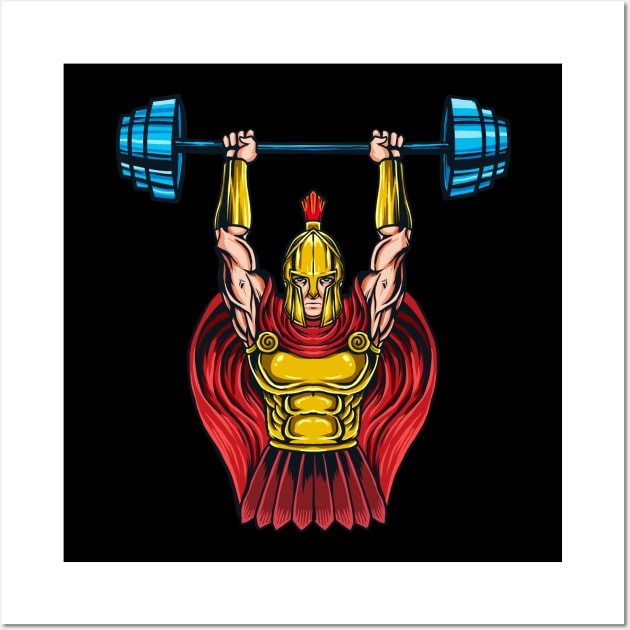 Sparta Powerlift Wall Art by Modern Medieval Design